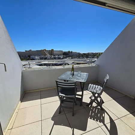 307 Cap D'agde Naturiste T2 Dernier Etage Avec Garage